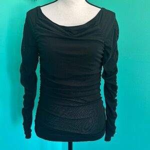 The Limited brand long sleeve rusched top